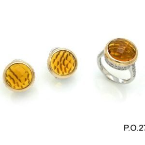 set plata oro rodio