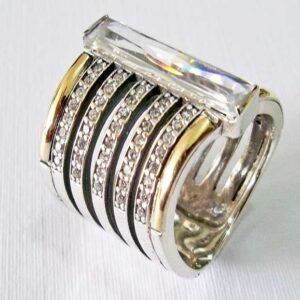 Anillo plata oro Clearwater