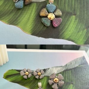 Set silver gold Osceola